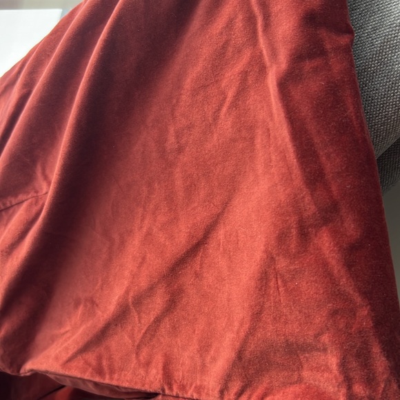 Cabin Red Velvet Wide Leg Pants NWT - Picture 4 of 5